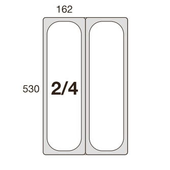 Contacto Größenübersicht des GN Maßes 2/4