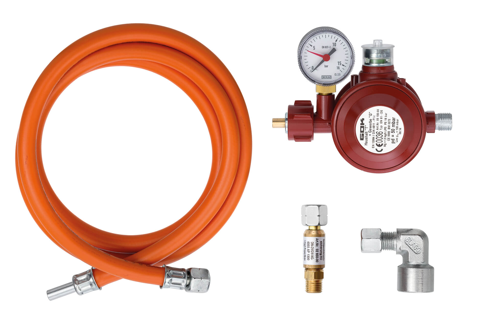 Bartscher 500180 Gasanschluss-Set GW-AI