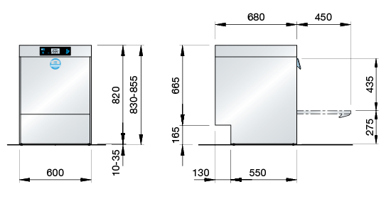  Meiko 2000144 Maßzeichnung  