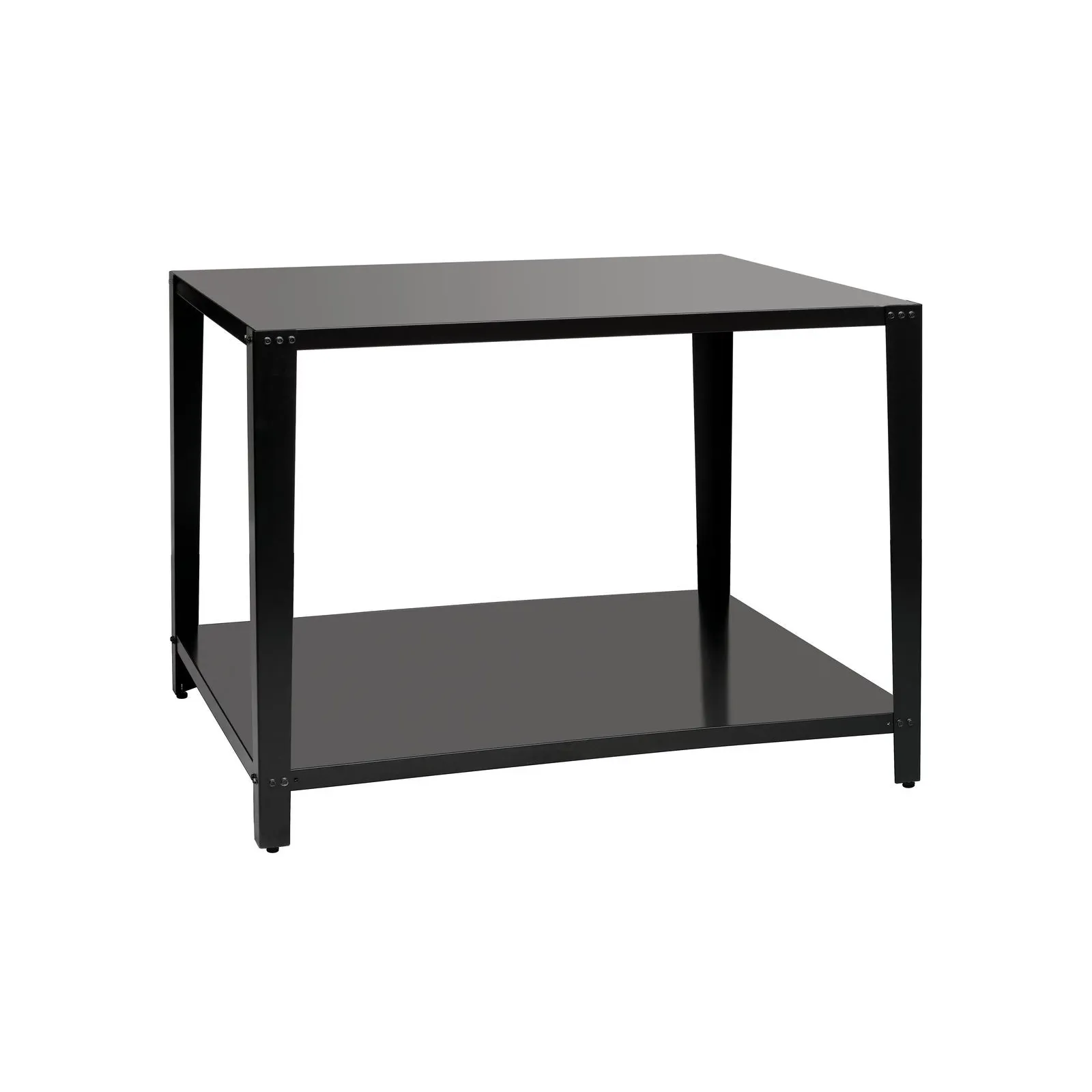 Bartscher 2002165 Untergestell PO ET, Beistelltisch, Couchtisch, Metall, Schwarz, Geradlinig