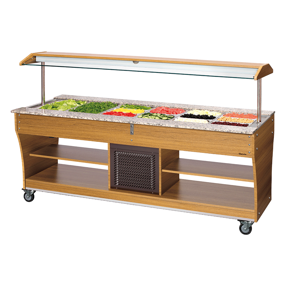 Bartscher 125527 Buffetwagen kalt 6x 1/1 GN 