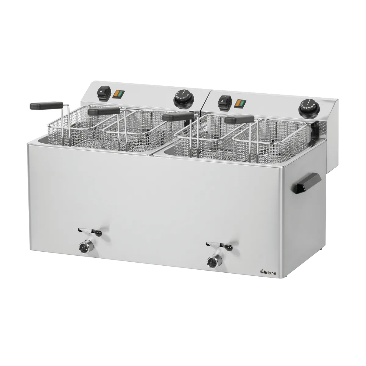 Bartscher 162910 Doppelfritteuse mit 4 Koerben