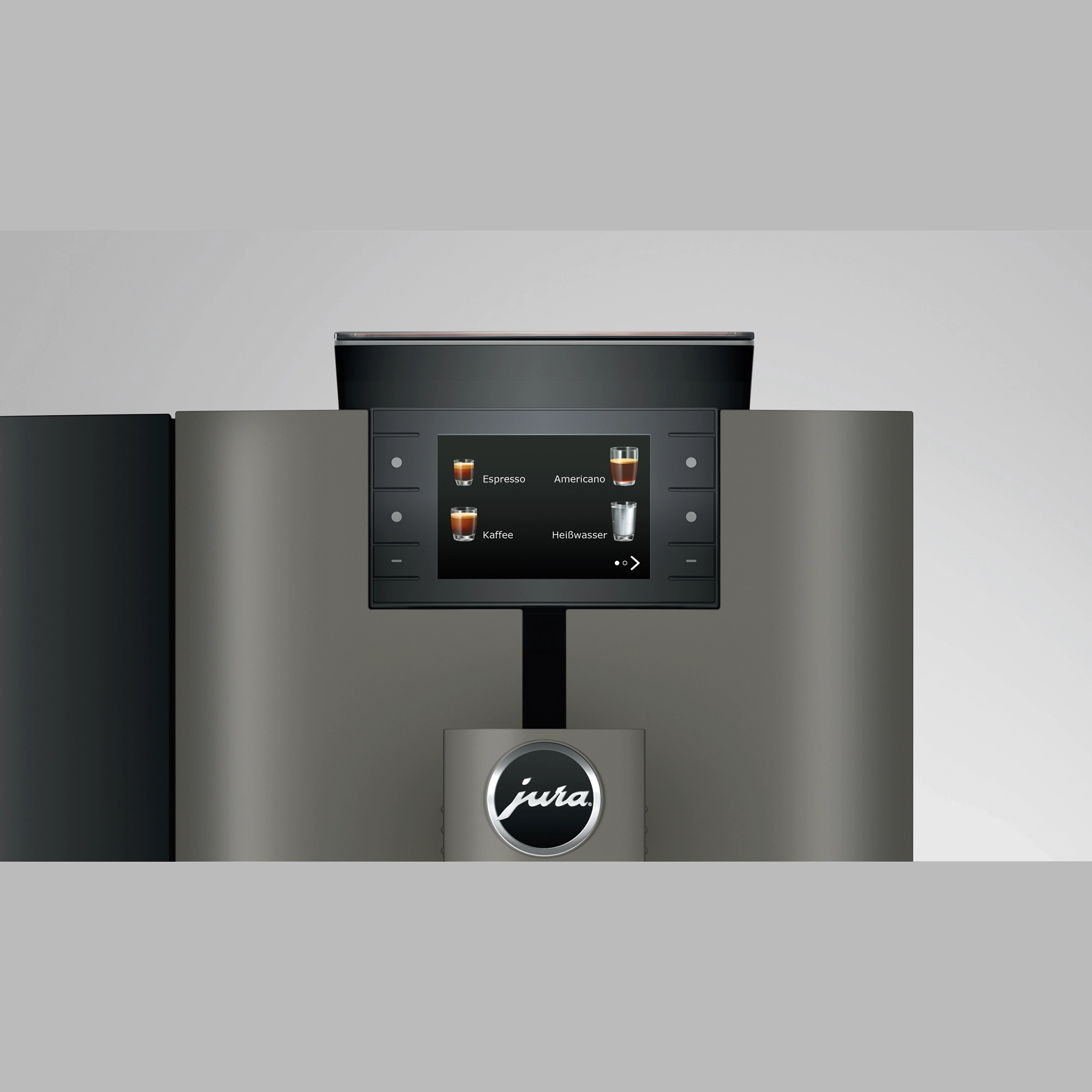 Jura Kaffeevollautomat 15626 X4c mit Ansicht des Bedienpanel