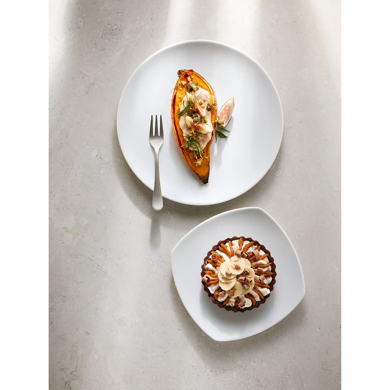 Bauscher Impressionsbild Teller mit Speisen