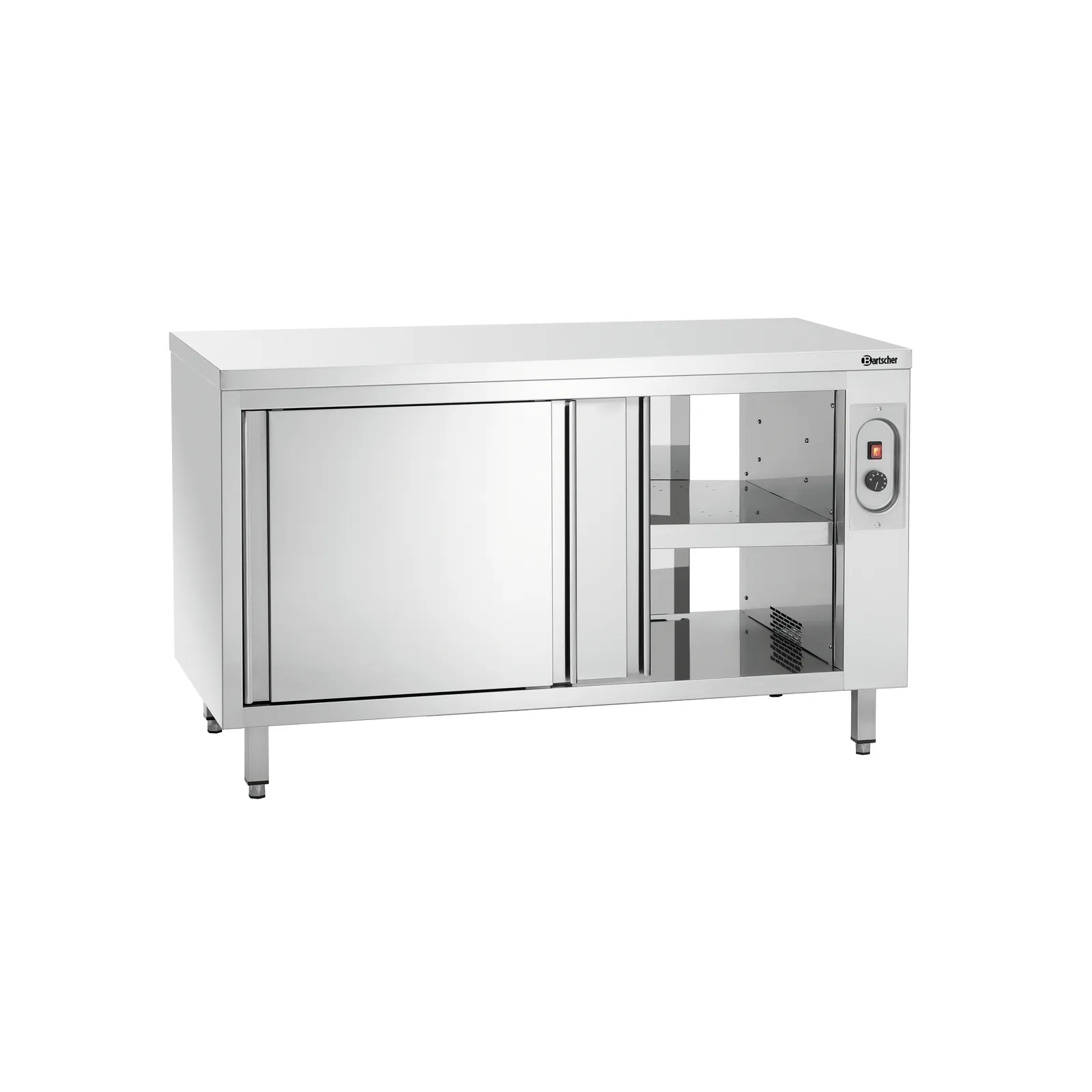 Bartscher 346147 Wärmeschrank 700-4T 1400 Ansicht Komplett, geöffnet