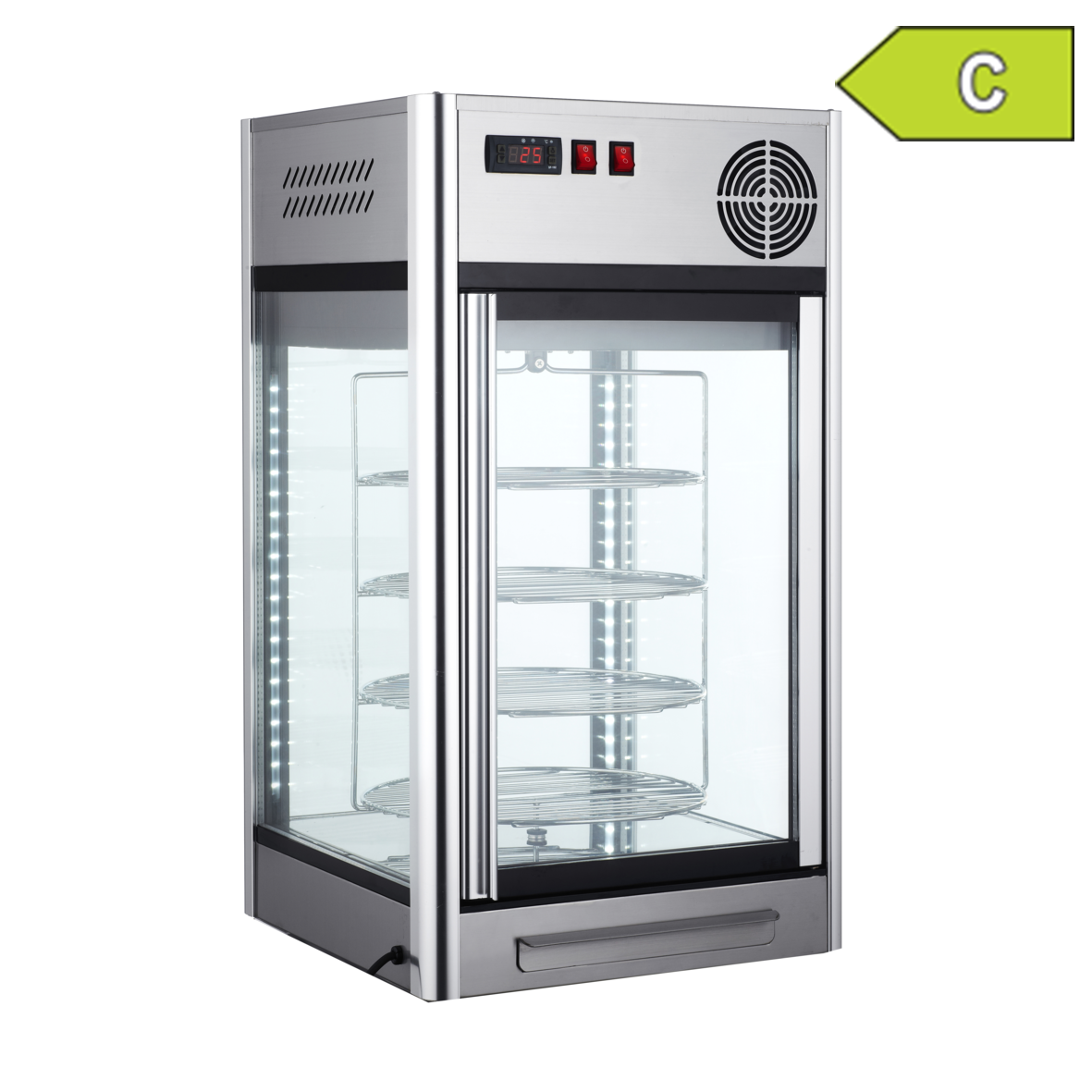 KBS 9160101 Aufsatzkuehlvitrine sc100 Label