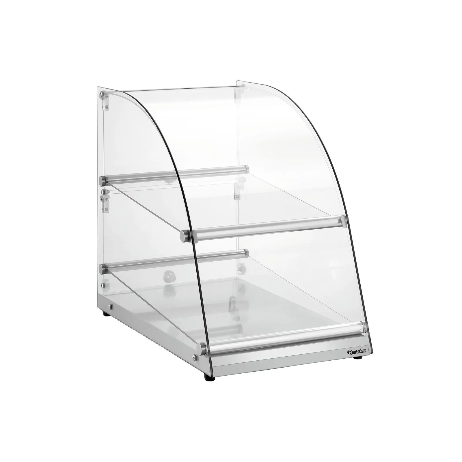 Bartscher 700355 Buffetvitrine 70L Ansicht Komplett leer, Glasvitrine, Auslage, Displaycase, Kühlregal, Bahnhofsvitrine