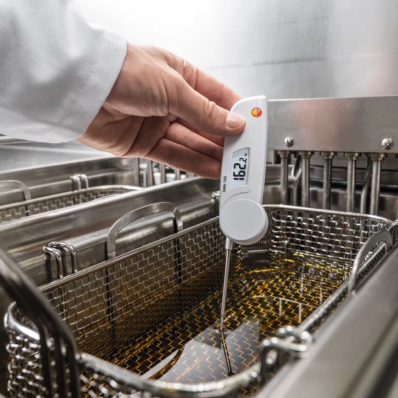 Testo 05600103 103 Einstechthermometer Temperaturmessung Oel in der Fritteuse
