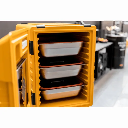 Rieber Thermoport Detailansicht mit GN Behaeltern
