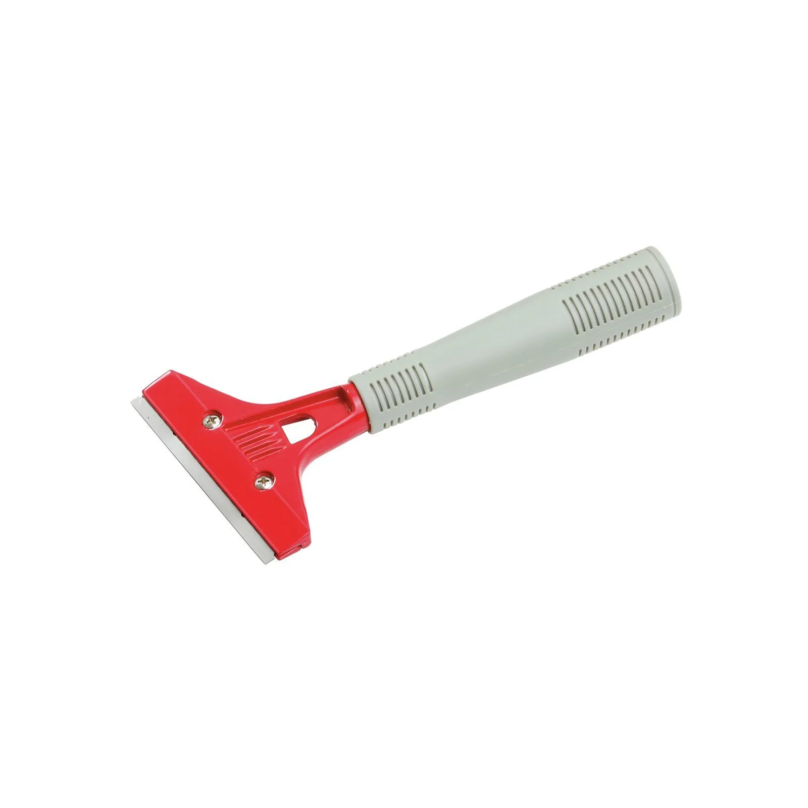 Bartscher 529712 Kombi-Kratzer gerade Klinge, Rakelscheuer, Kunststoffgriff, Rot, Kantenrakel, Glättkelle