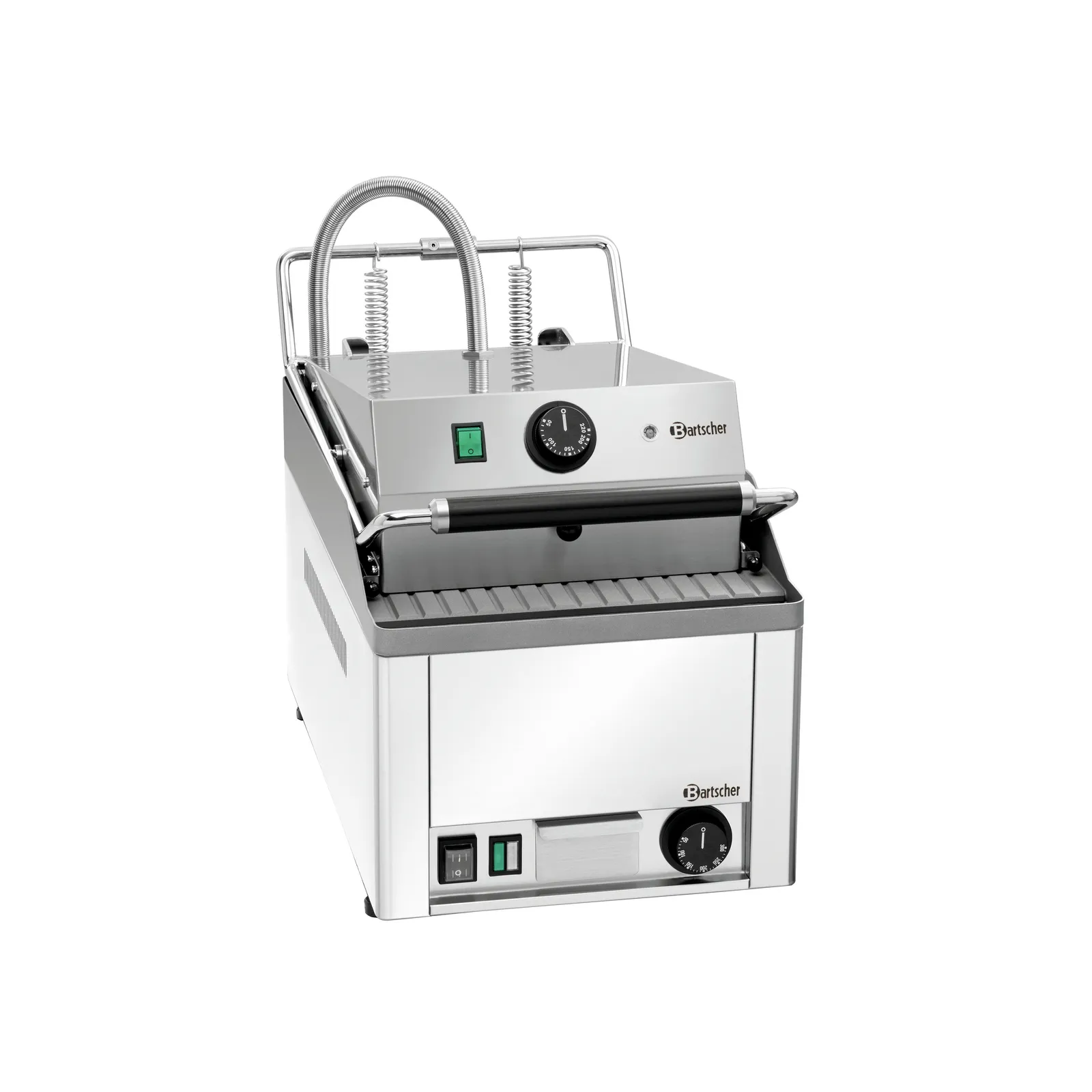 Bartscher 370100 Grillaufsatz GDP 320/650E Ansicht auf Griddleplatte GDP 320E geschlossen