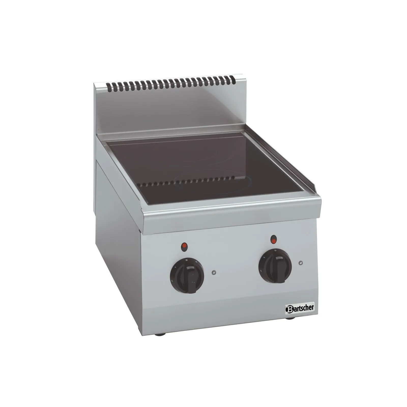 Bartscher 131800 Elektroherd 600 2 Felder TG, fritteuse, grillplatte gas, fritteuse countertop, edelstahl, marke bartscher klein
