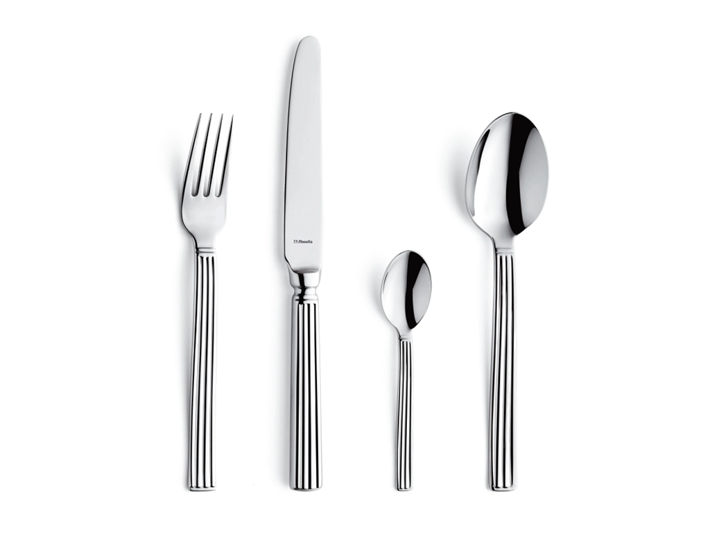 Amefa Serie Regency, Ansicht Messer Gabel Löffel Kaffeelöffel
