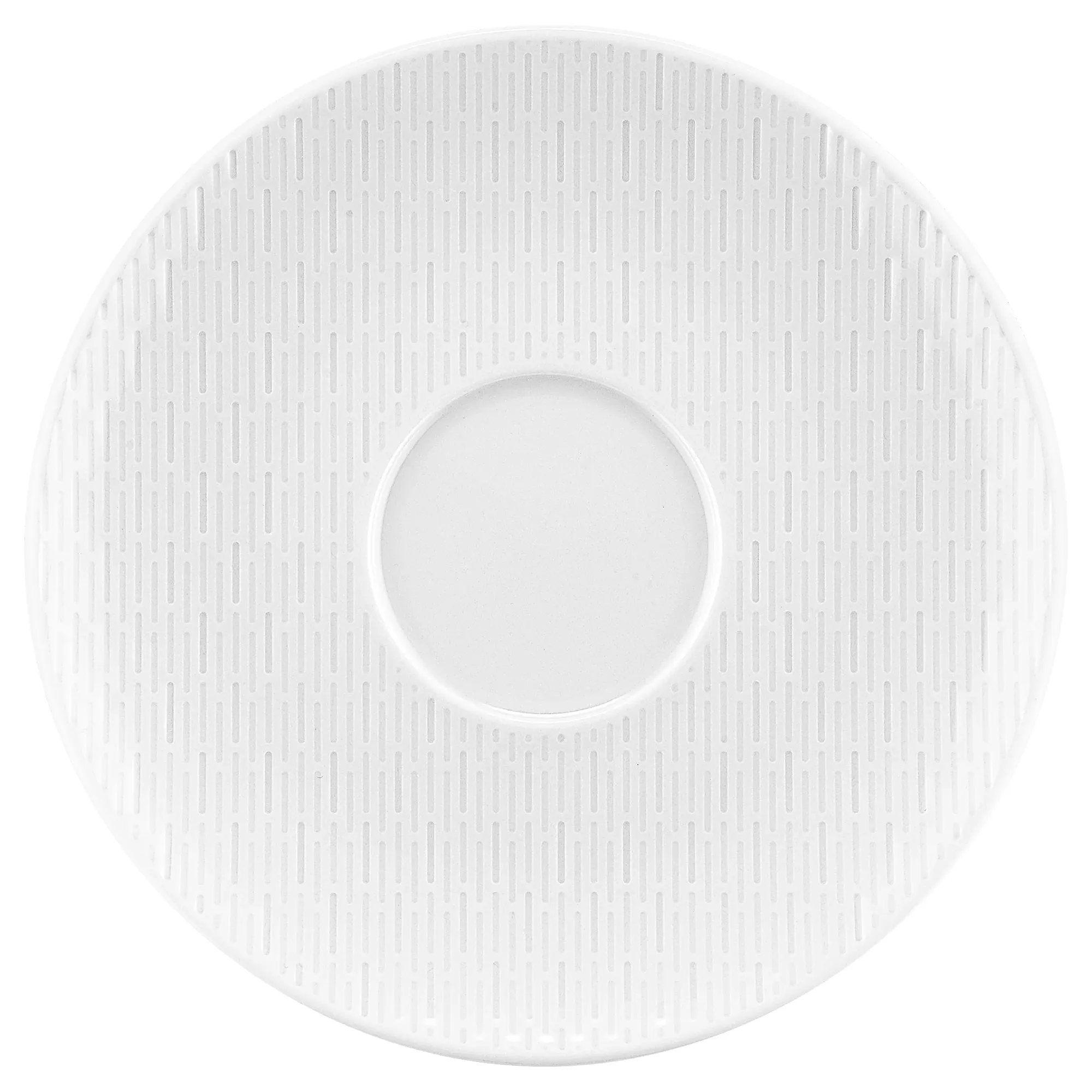 Bauscher Scope Untertasse Struktur Weiß