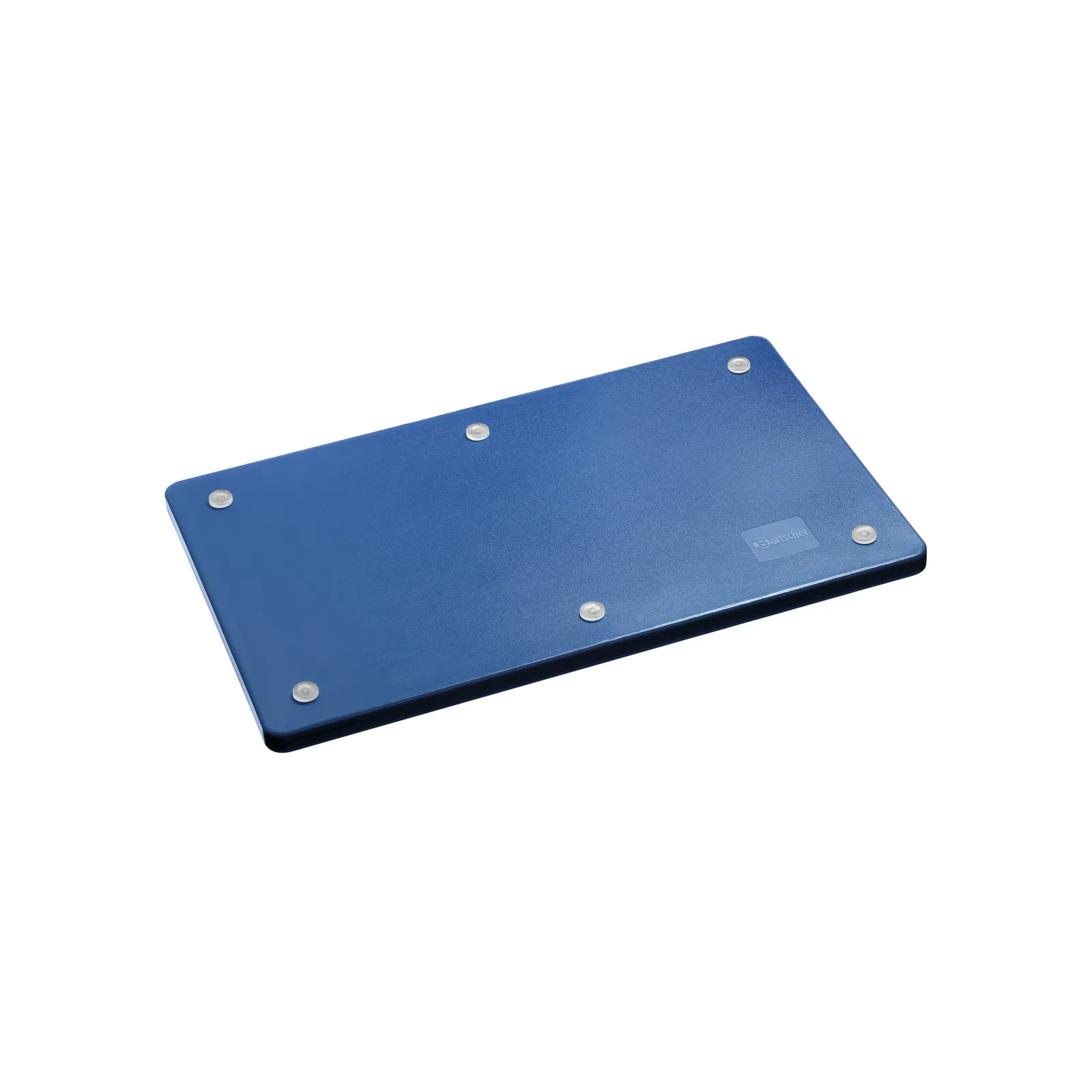Bartscher A120514 Schneidbrett PRO 53x32 Blau mit Rand von unten
