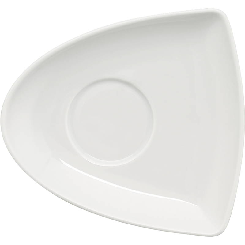 Bauscher 6927118 Kombi-Untertasse asymetrisch, Untertasse, Porzellan, Töpferei, Teller, Mahlzeit