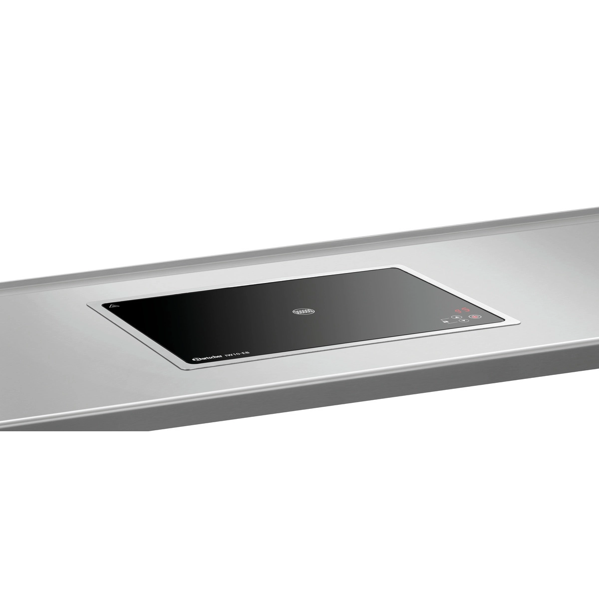 Bartscher 114367 Warmhalteplatte in Arbeitsplatte eingebaut