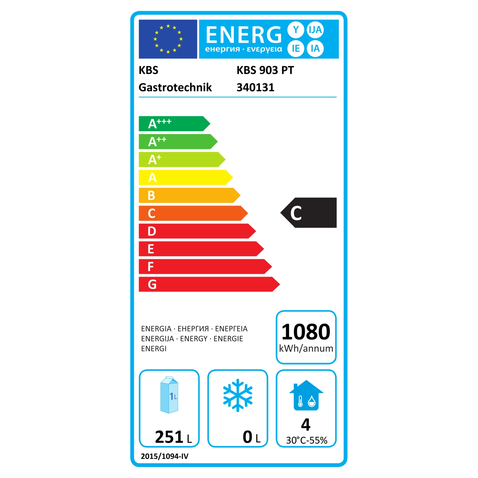  KBS 340131 energielabel  