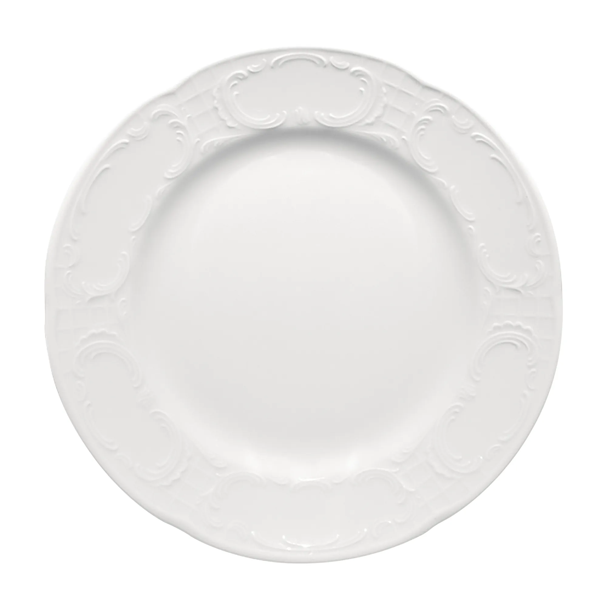 Bauscher Mozart Teller Relief flach steile Fahne