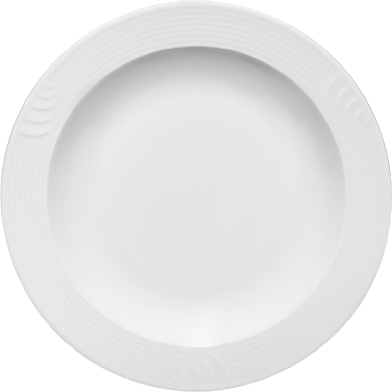 Bauscher 6250220 Teller halbtief Fahne, Porzellan, Töpferei, Mahlzeit, Teller, Servierplatte