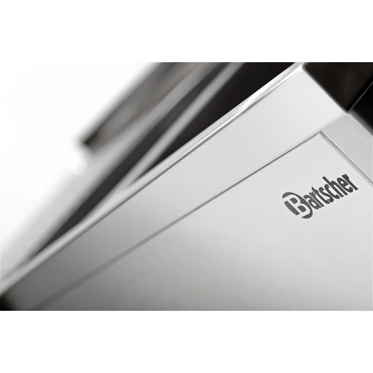 Bartscher 306310 Spüle 700 B 1800 2 Becken LI Nahansicht Kante, kitchen appliance, stainless steel, grill, brand label visible, appliance exterior