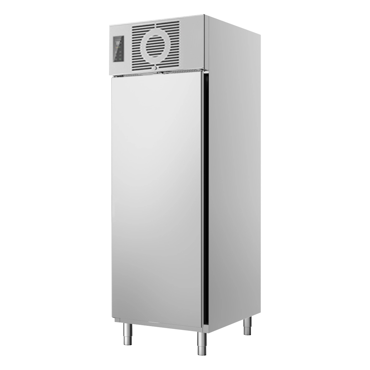  KBS 120760 Edelstahl Tiefkuehlschrank TKU721 seitlich  