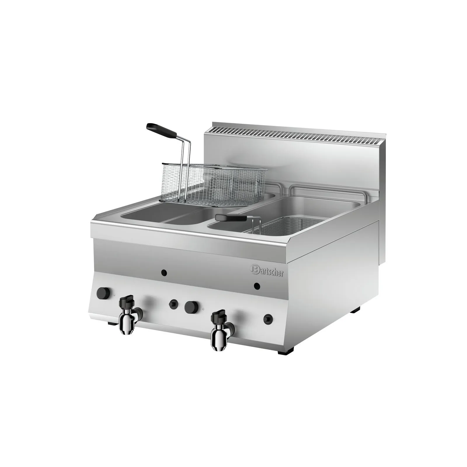 Bartscher 1152113 Gas-Fritteuse 650 2x8L TG
