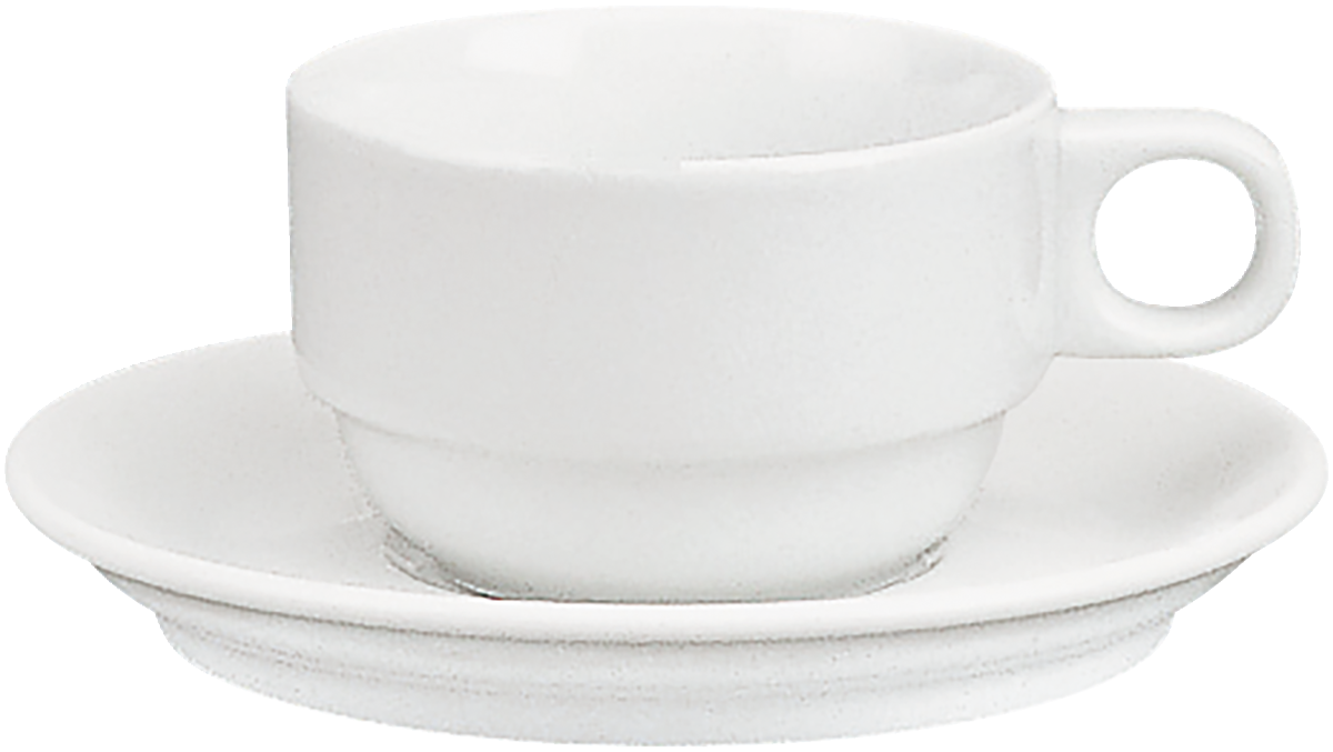 Schönwald 9115125 Form 898 Obertasse stapelbar 0,25l mit Untere  