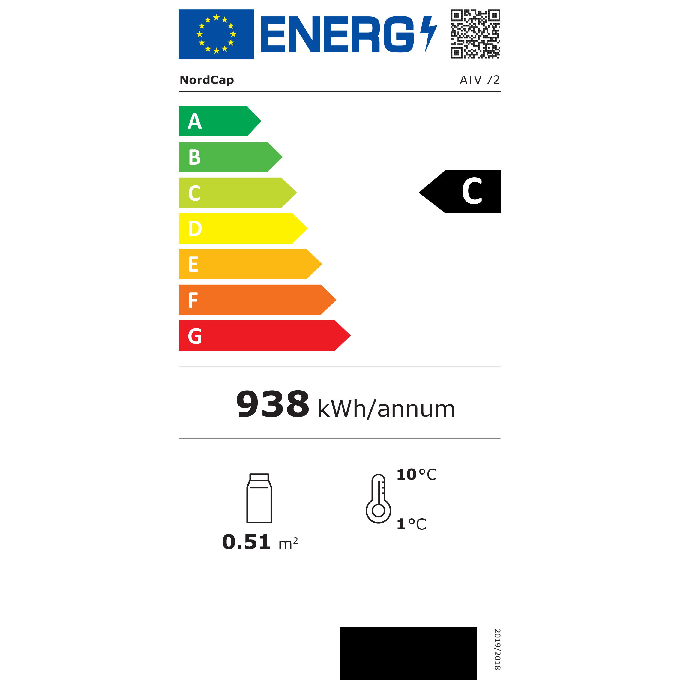  Nordcap 45110105 Energielabel  