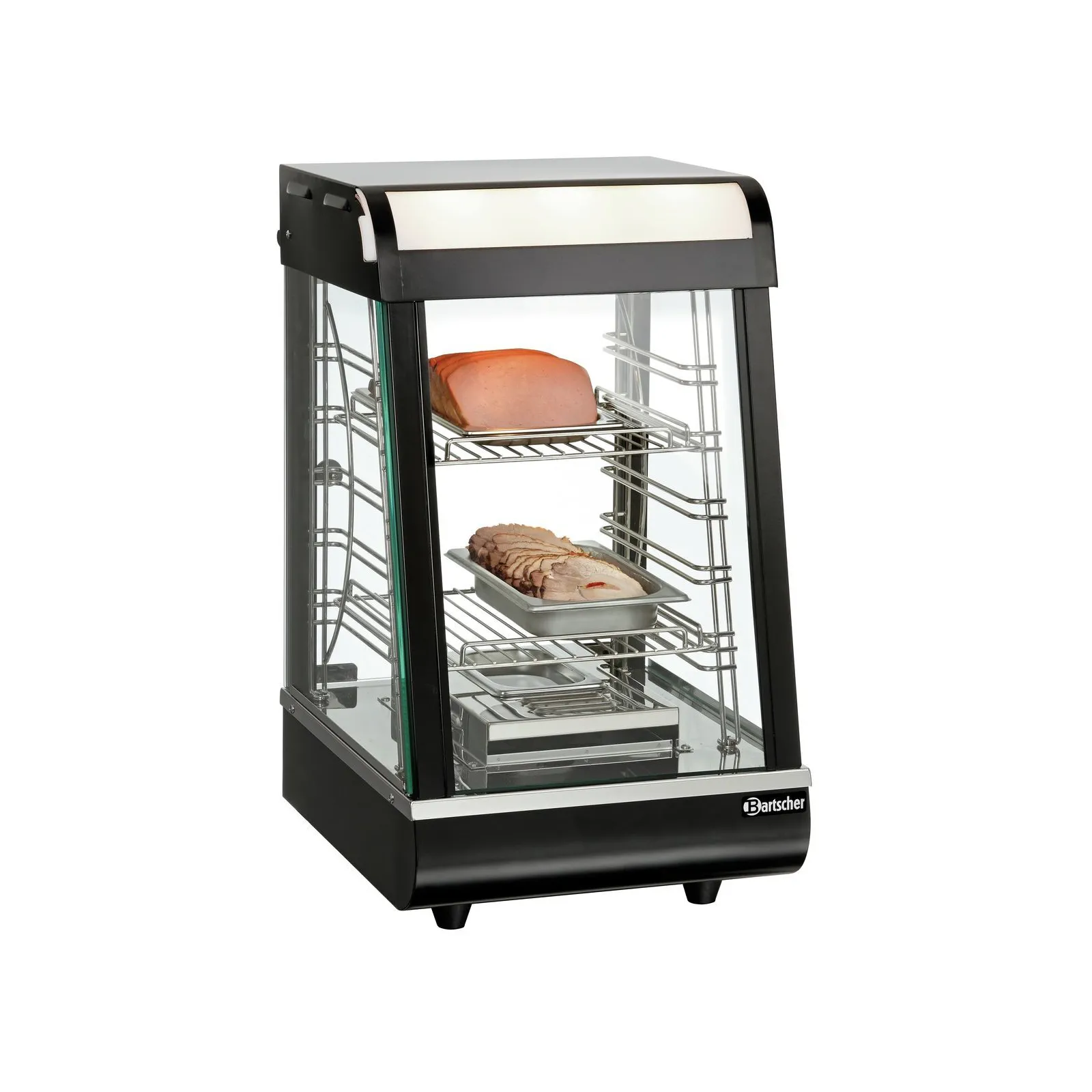 Bartscher 306057 Heiße Theke Bartscher DeliCompact Ansicht Komplett, mit Essen