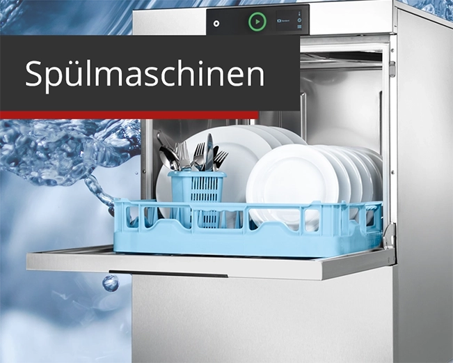 Startseiten Kategoriebild Spuelmaschinen, Spülmaschine, Geschirrspüler, Spülmaschine offen, Geschirrkorb, Tellerset