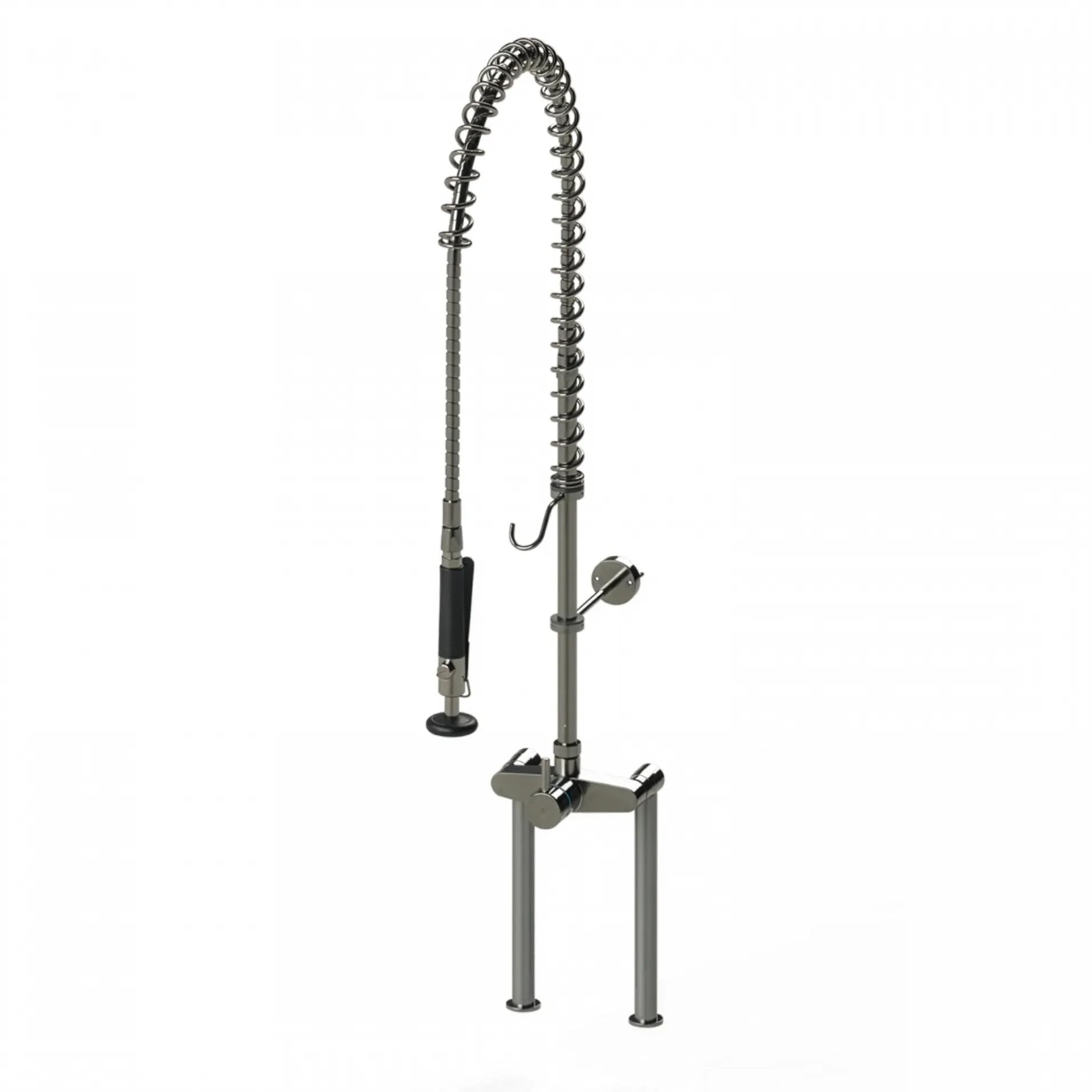 Echtermann 321-202/000 Geschirrbrause, Hochdruckarmatur, Küchenarmatur, Springbrause, Großes Spülbecken, Edelstahl