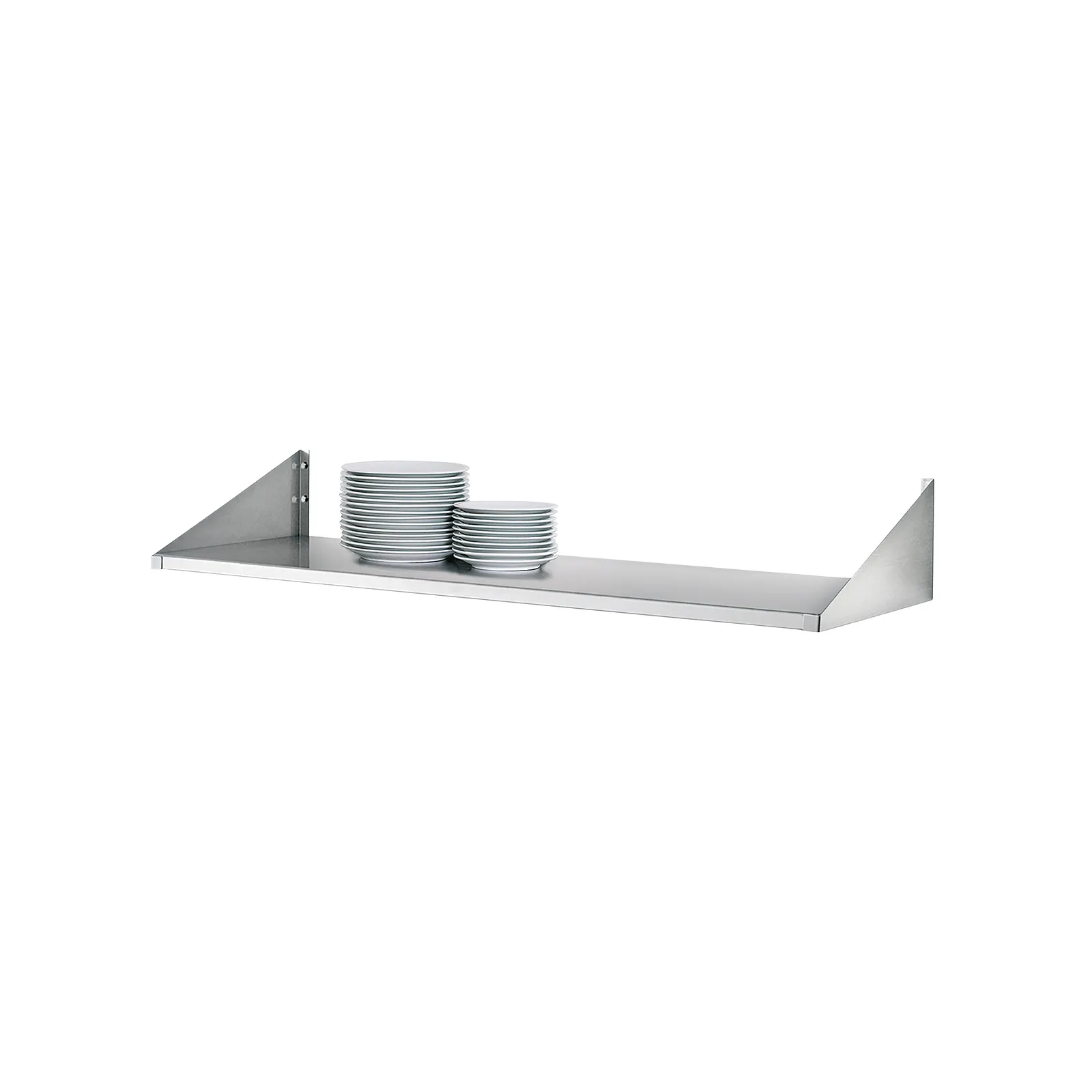 Bartscher 363080 Tellerbord 800x300 CNS, Regal, Wandregal, Metall, Stativ, Geschirrregal