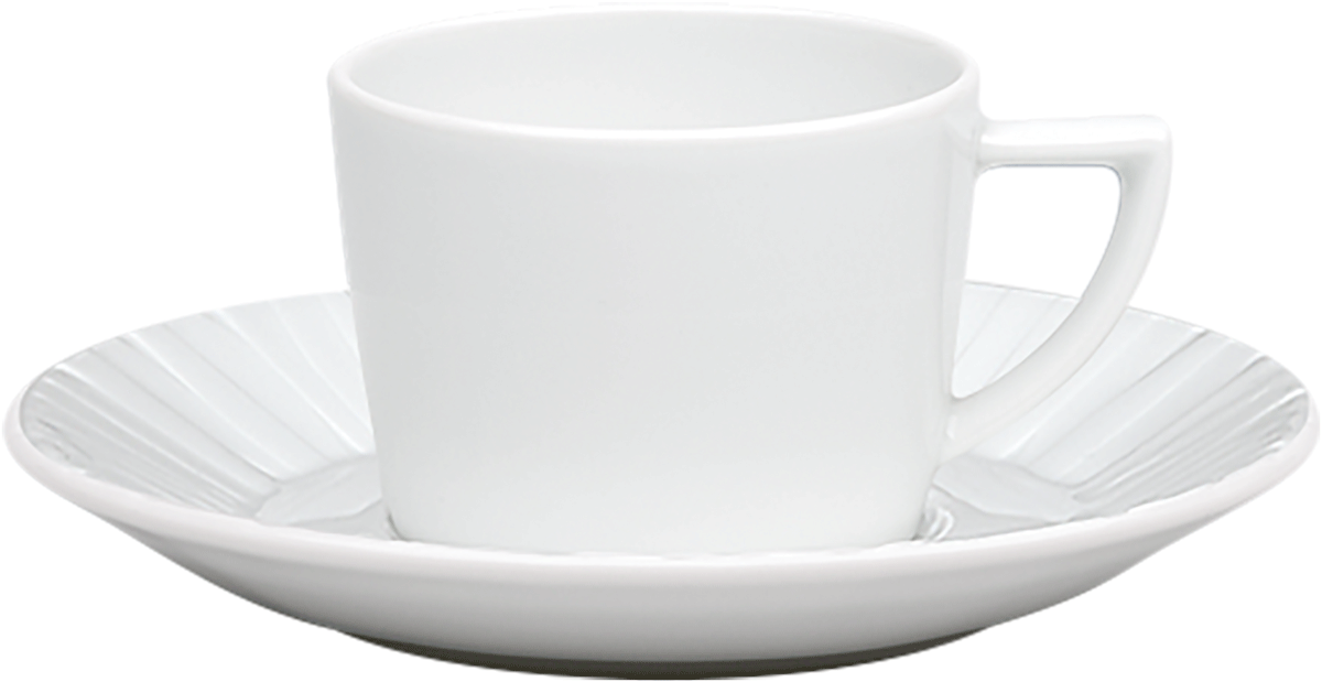 Schoenwald 9305168 Obertasse mit Untere Struktur, Untertasse, Tasse