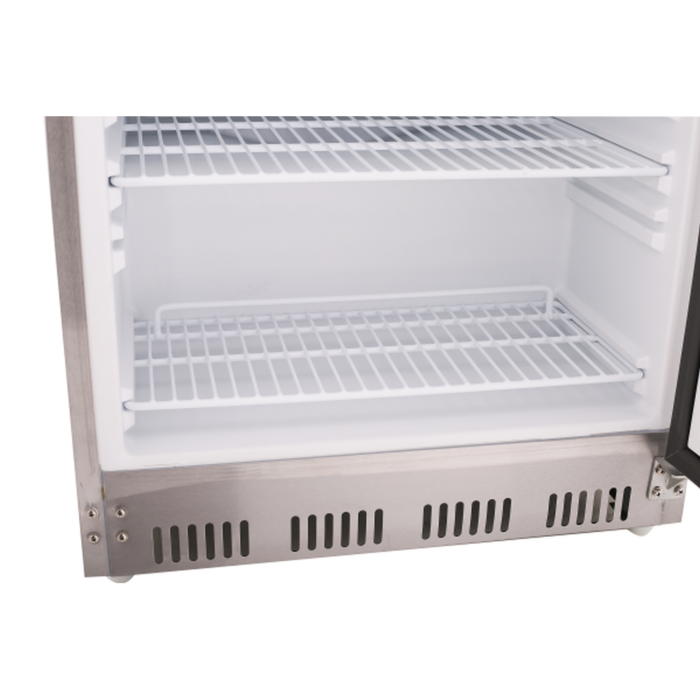  KBS 307415 Edelstahlkuehlschrank Ansicht 3