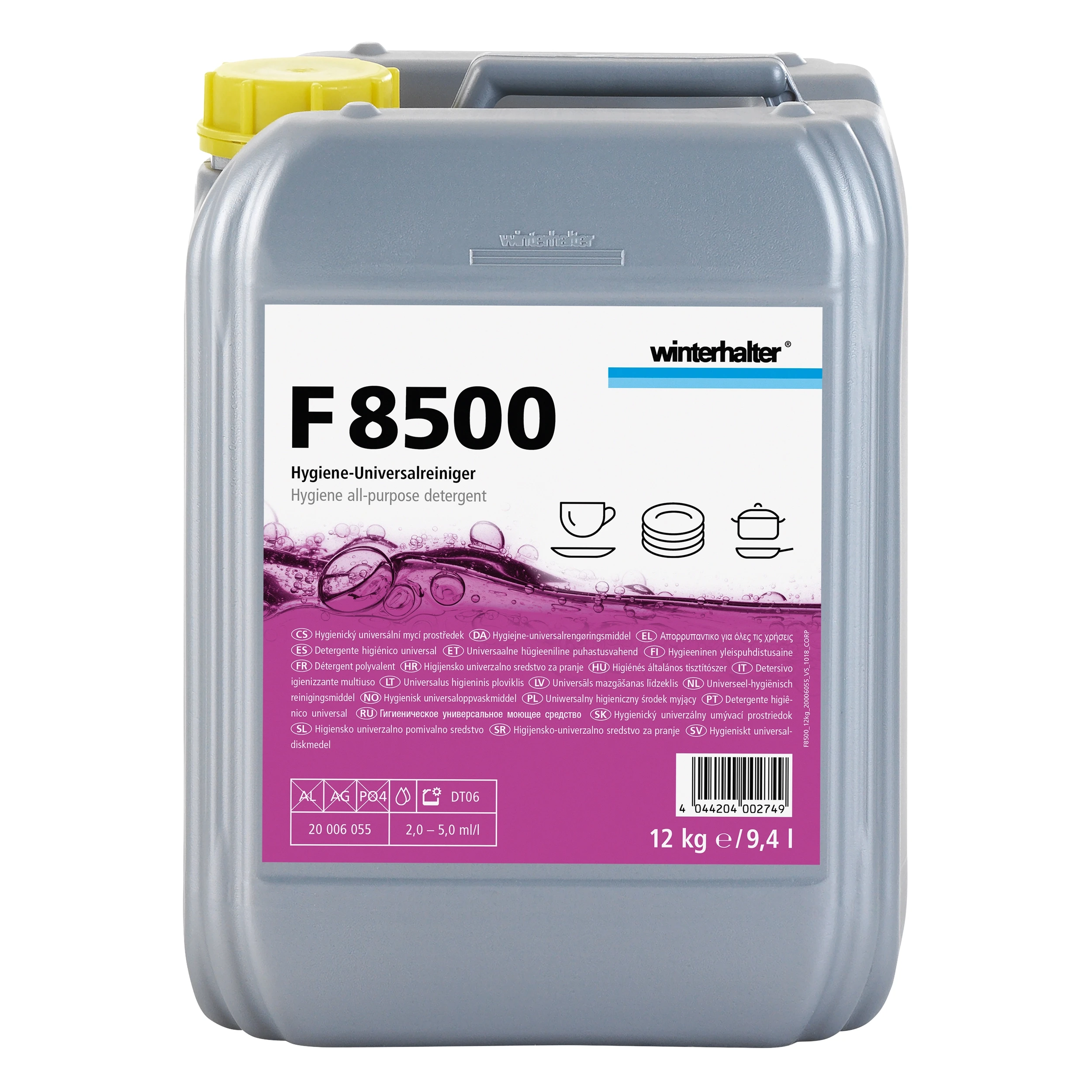 Winterhalter 20006055 Universalreiniger F8500 12kg Kanister