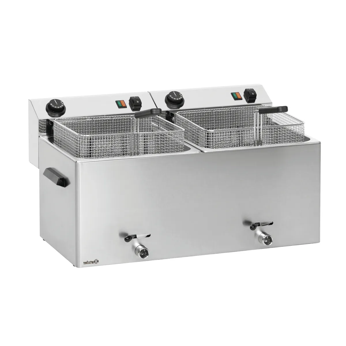 Bartscher 162910 Doppelfritteuse mit 2 Koerben