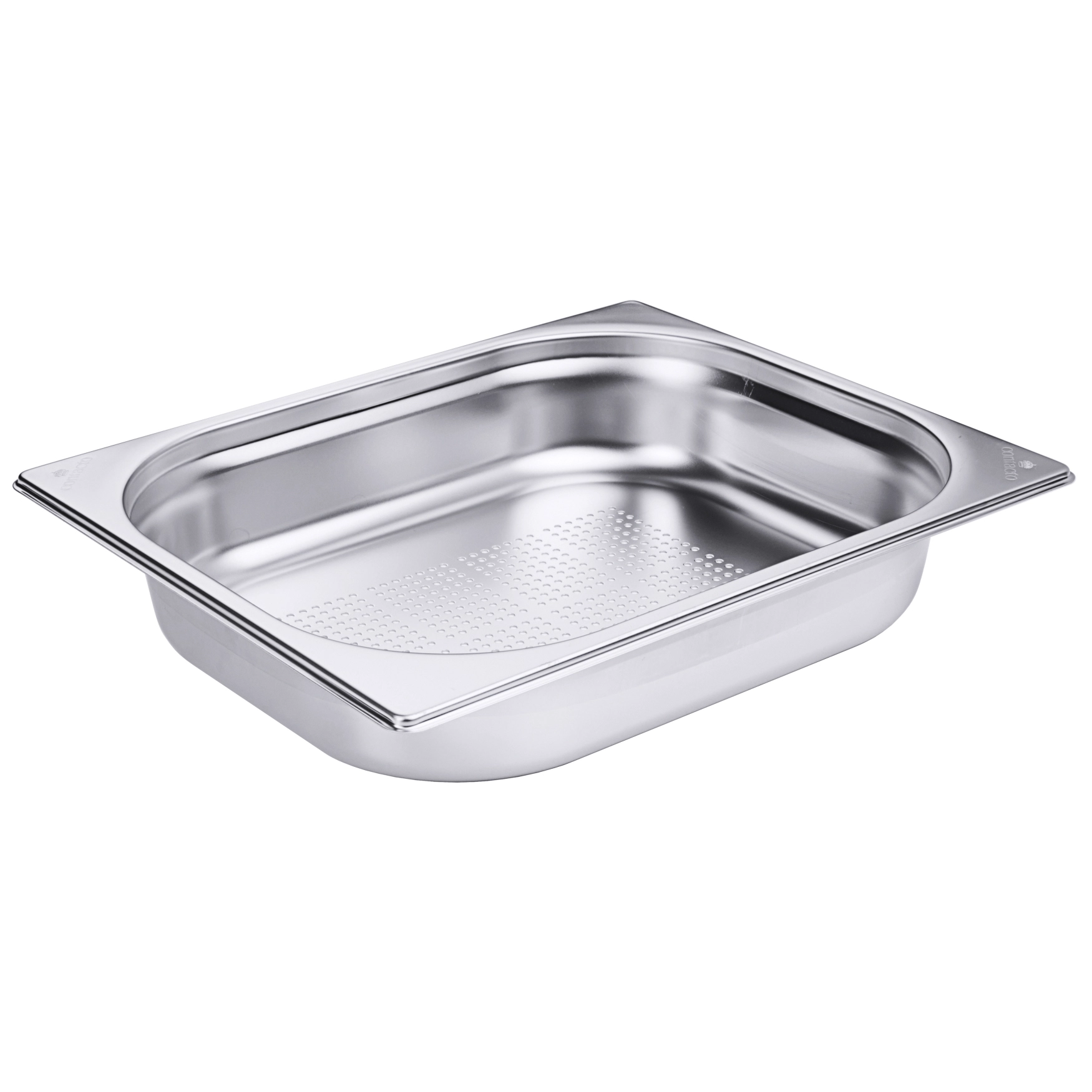 Contacto Edelstahl GN-Behälter gelocht GN 1/2 Tiefe 65 mm