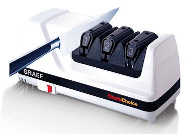 Graef Messerschärfer CC 120 Phase 1 Vorschärfen