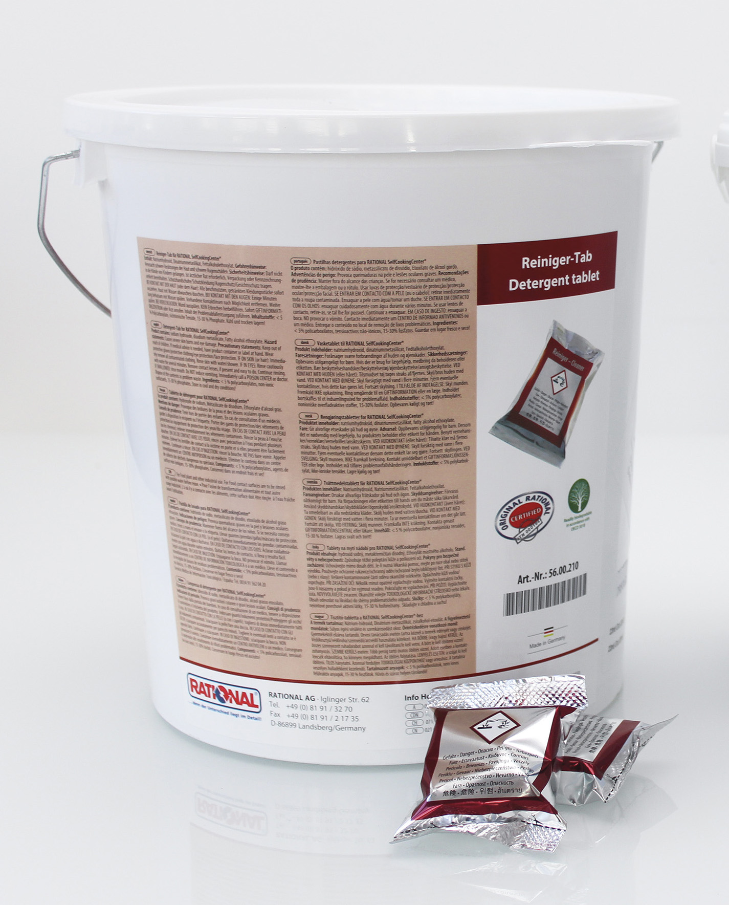 Reiniger RATIONAL Eimer mit Tabs  
