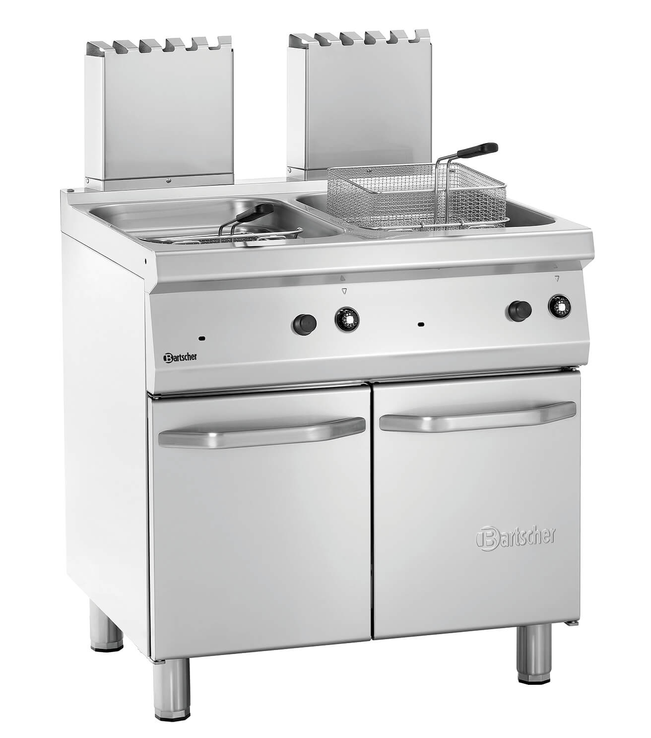 Bartscher 2859271 Fritteuse Gas 700 B800 2x15L