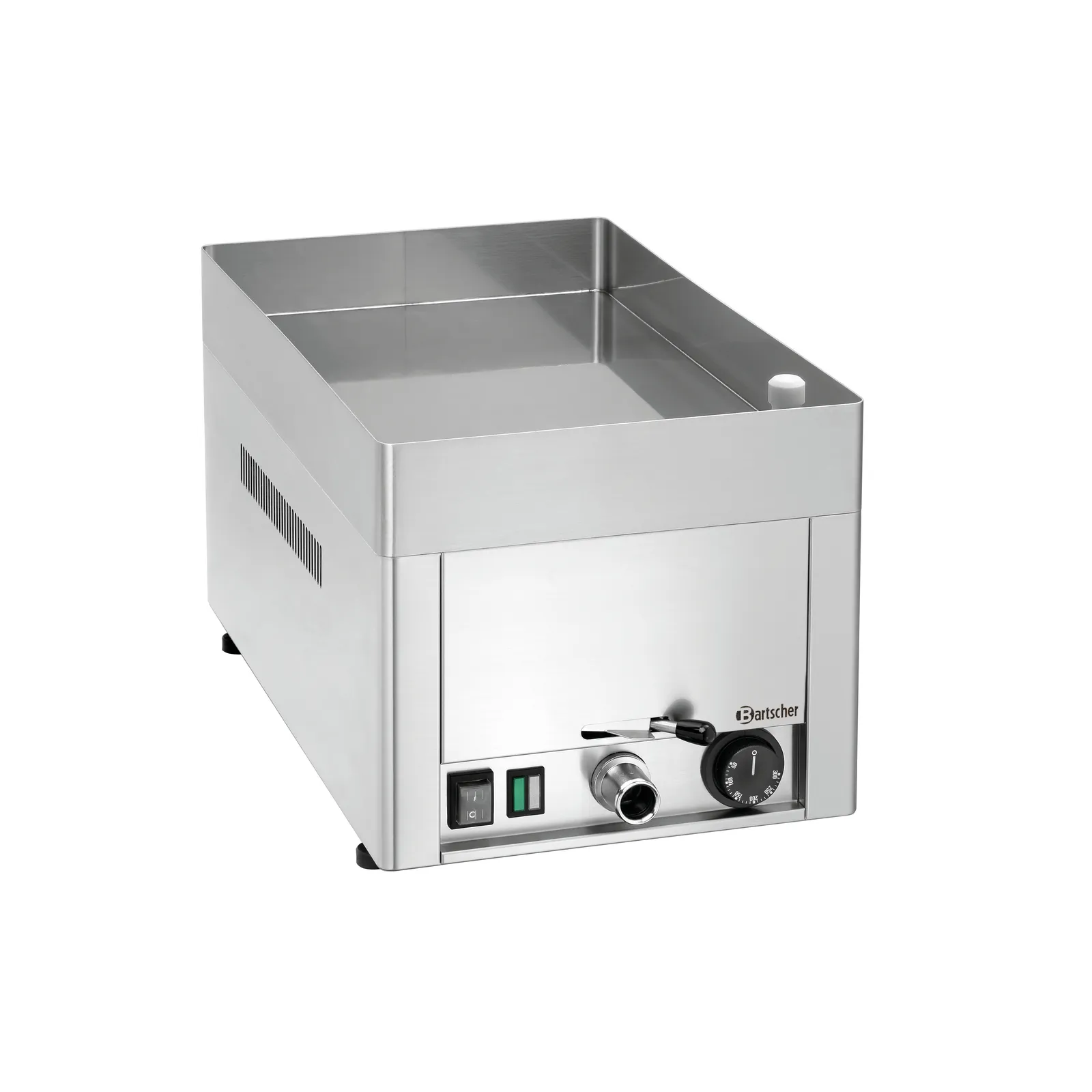 Bartscher 370205 Multibräter 300 Ansicht Komplett , Schmelzbehälter, Edelstahl, Küchenmaschinenzubehör, Temperatursteuerung, Höhenverstellbare Front
