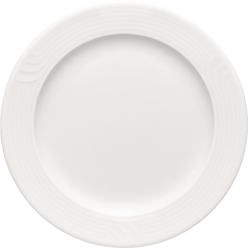 Bauscher 6250016 Teller flach Fahne, Porzellan, Töpferei, Mahlzeit, Teller, Servierplatte